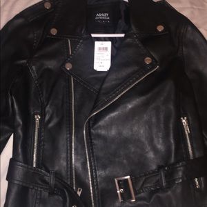 ashley outerwear leather jacket